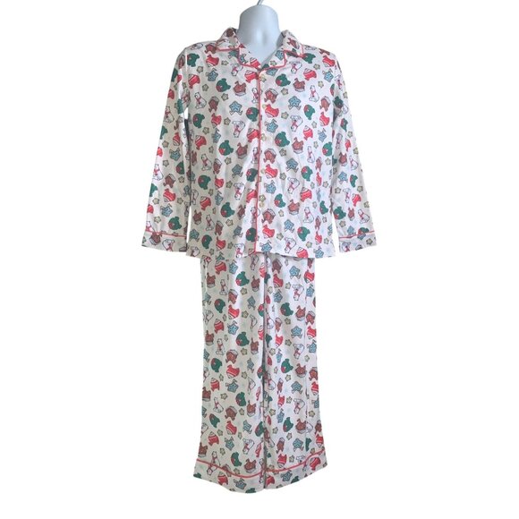 Wondershop Junior Christmas Holiday Kids Pajama Set Flame Resistant Size XL - Picture 4 of 9